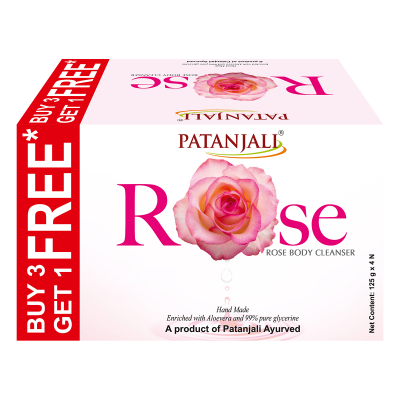 Patanjali Rose Body Cleanser 125g C.o. B3g1 Free