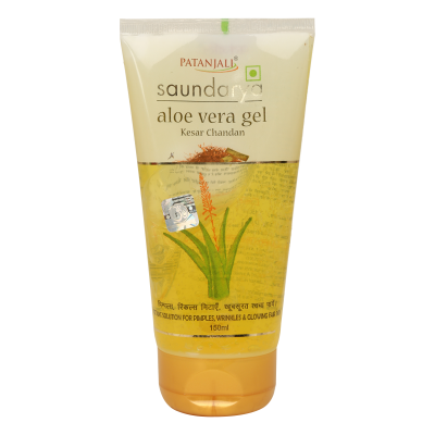 Patanjali Saundarya Aloe Vera Gel Kesar Chandan 