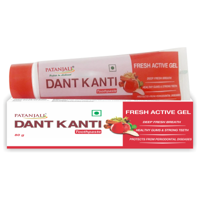 Patanjali Dant Kanti Fresh Active Gel Toothpaste