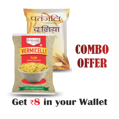 Combo- Dalia 500 gm + Vermicilli Plain 900 gm- Rs 8 Off