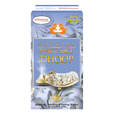 Aastha Special Whitesage Dhoop - 10 N